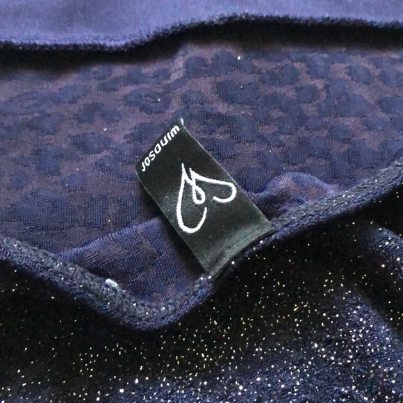 Navy blue sparkly mini dress - Picture 6 of 6